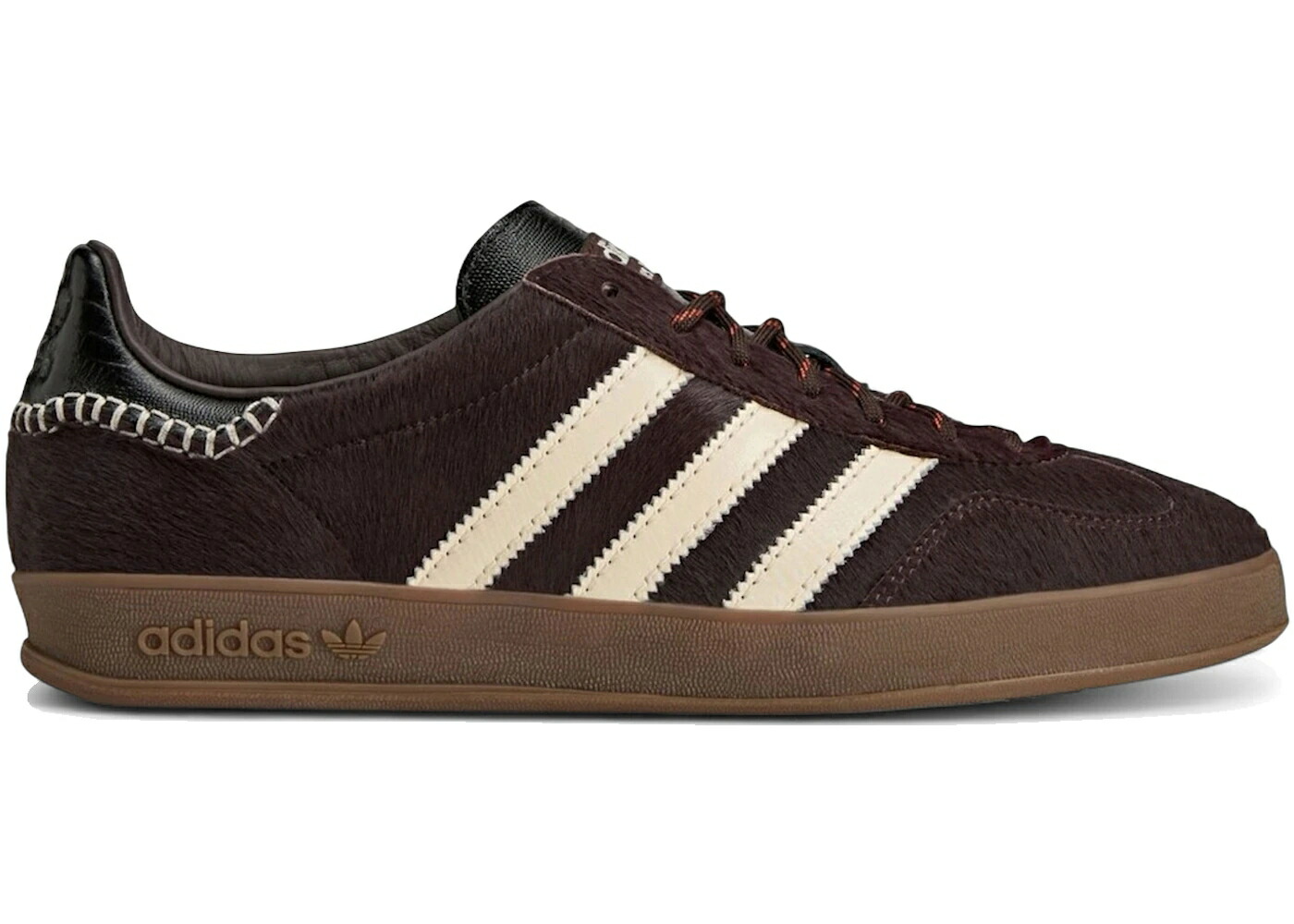 アディダス ガゼル 子馬 白いこと 白いこと 中核グループ スニーカー メンズ ADIDAS GAZELLE INDOOR WALES BONNER PONY HAIR / AURORA COFFEE WONDER WHITE CORE