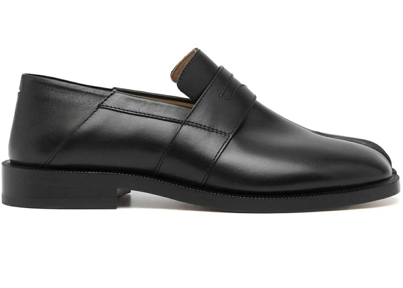 メゾンマルジェラ ペニー 黒いこと 黒いこと スリッポン WOMEN\u0027S スニーカー レディース MAISON MARGIELA MAISON MARGIELA TABI PENNY LOAFTERS FOLDABLE BACK SLIP ON BLACK (WOMEN\u0027S) /