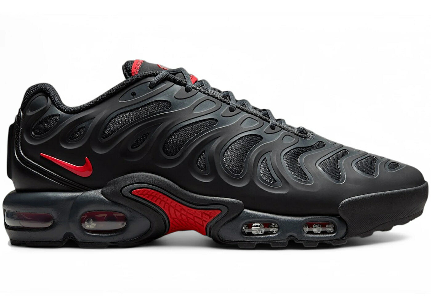 ナイキ マックス 黒色 ブラック 赤 レッド エアマックスプラス スニーカー メンズ NIKE AIR MAX PLUS DRIFT BRED / BLACK RED