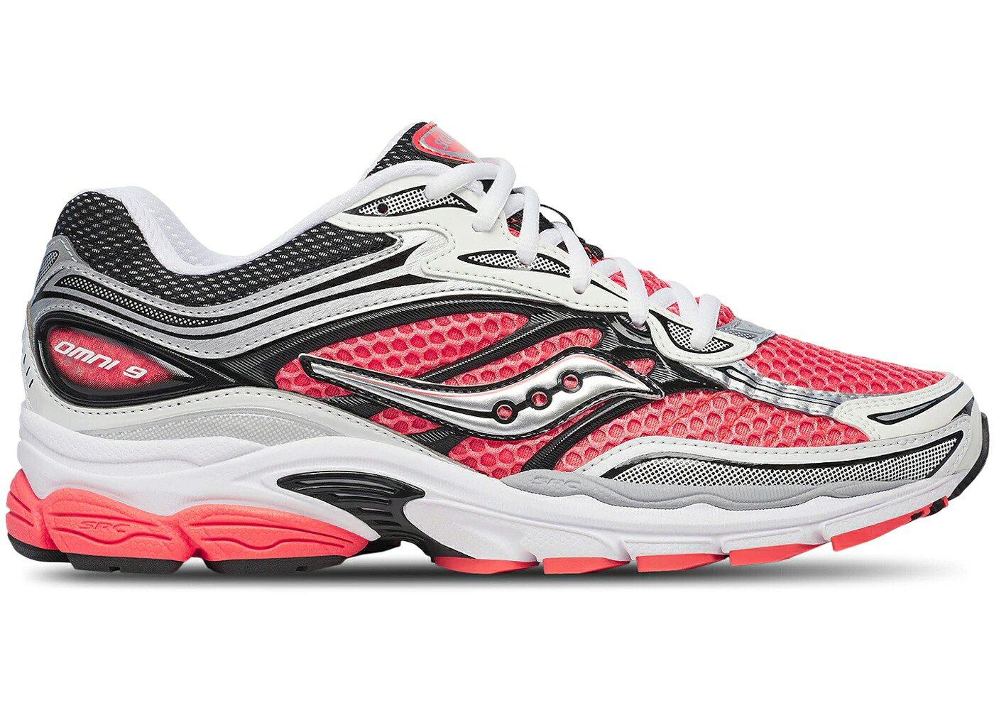サッカニー しろがね色 しろがね色 スニーカー メンズ SAUCONY PROGRID OMNI 9 SILVER CORAL / SILVER CORAL