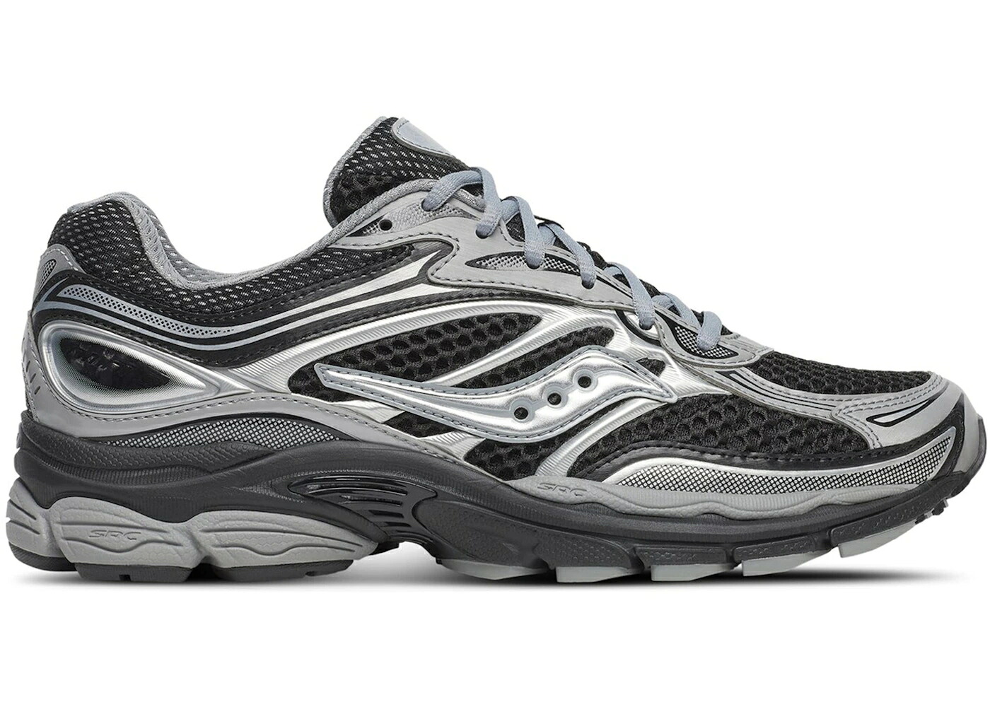 サッカニー 黒いこと 黒いこと しろがね色 しろがね色 薄墨色 薄墨色 スニーカー メンズ SAUCONY PROGRID OMNI 9 BLACK SILVER GREY / BLACK SILVER