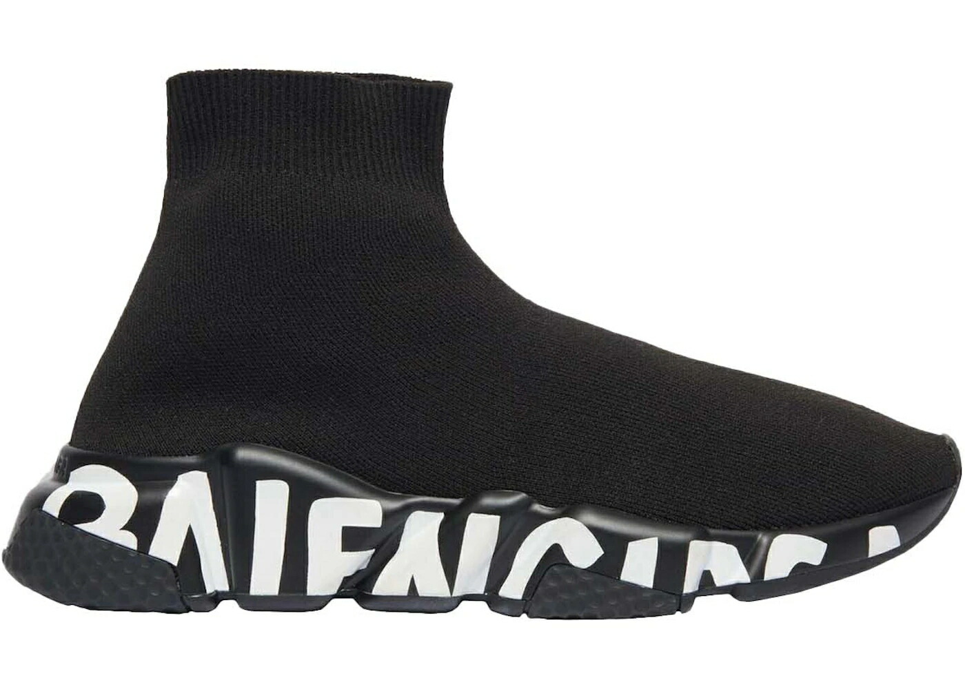 バレンシアガ す早さ 黒いこと 黒いこと 白いこと 白いこと WOMEN\u0027S スニーカー レディース BALENCIAGA SPEED GRAFFITI BLACK WHITE (WOMEN\u0027S) / BLACK WHITE