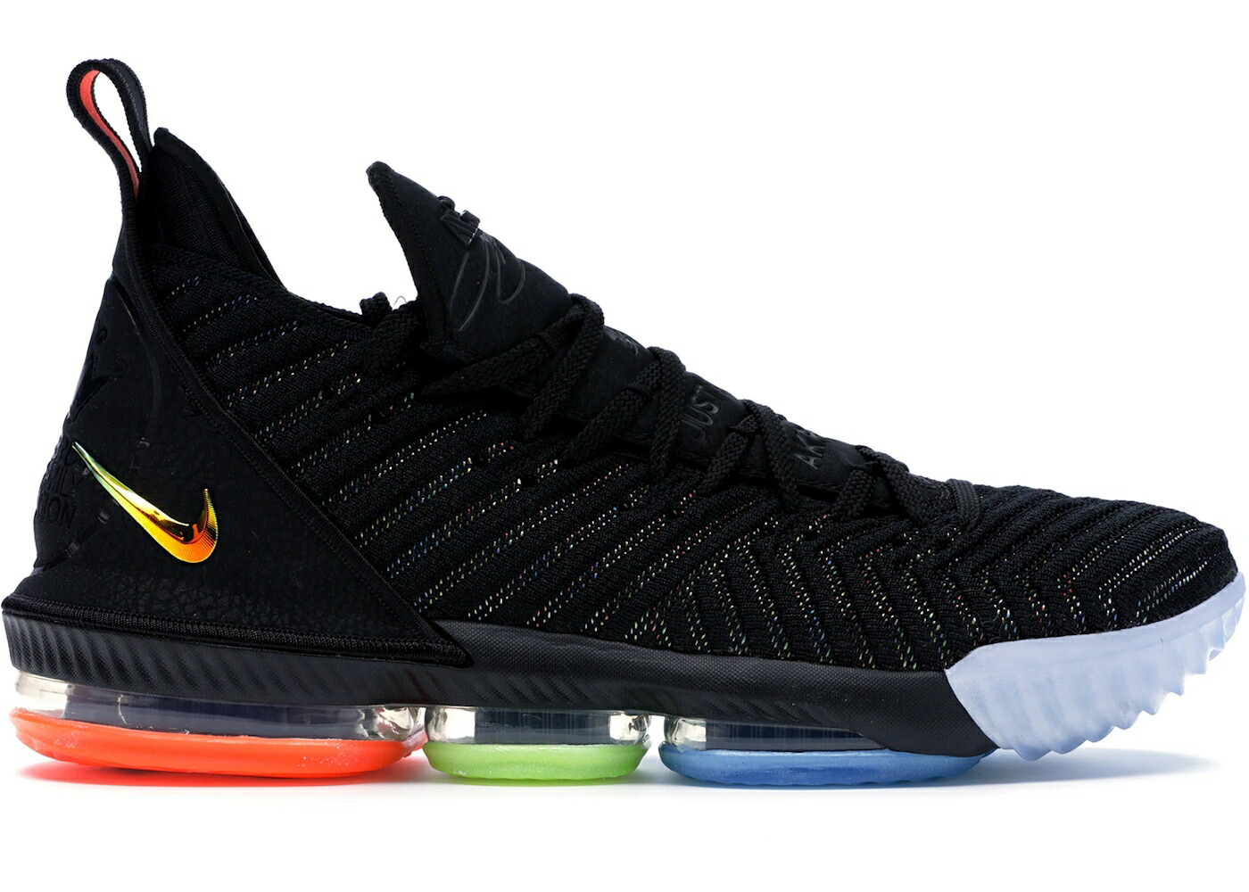 ナイキ レブロン 黒色 ブラック 銀色 シルバー スニーカー メンズ NIKE LEBRON 16 I PROMISE / BLACK METALLIC SILVER HYPER