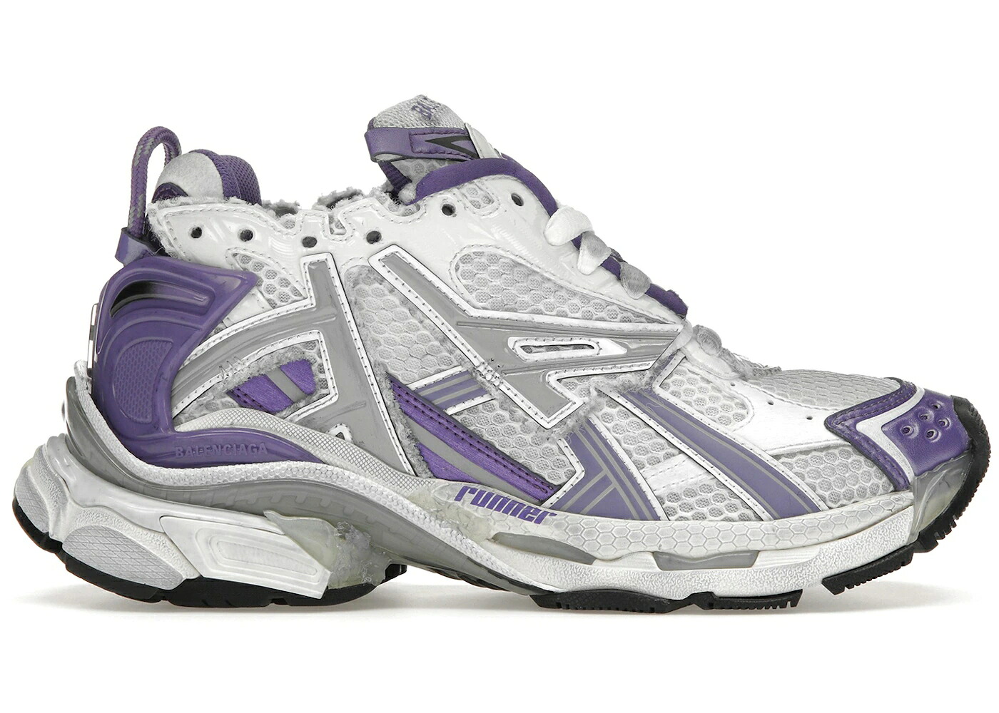 バレンシアガ 紫 パープル 薄墨色 薄墨色 白いこと 白いこと WOMEN\u0027S スニーカー レディース BALENCIAGA RUNNER PURPLE GREY (WOMEN\u0027S) / PURPLE GREY WHITE