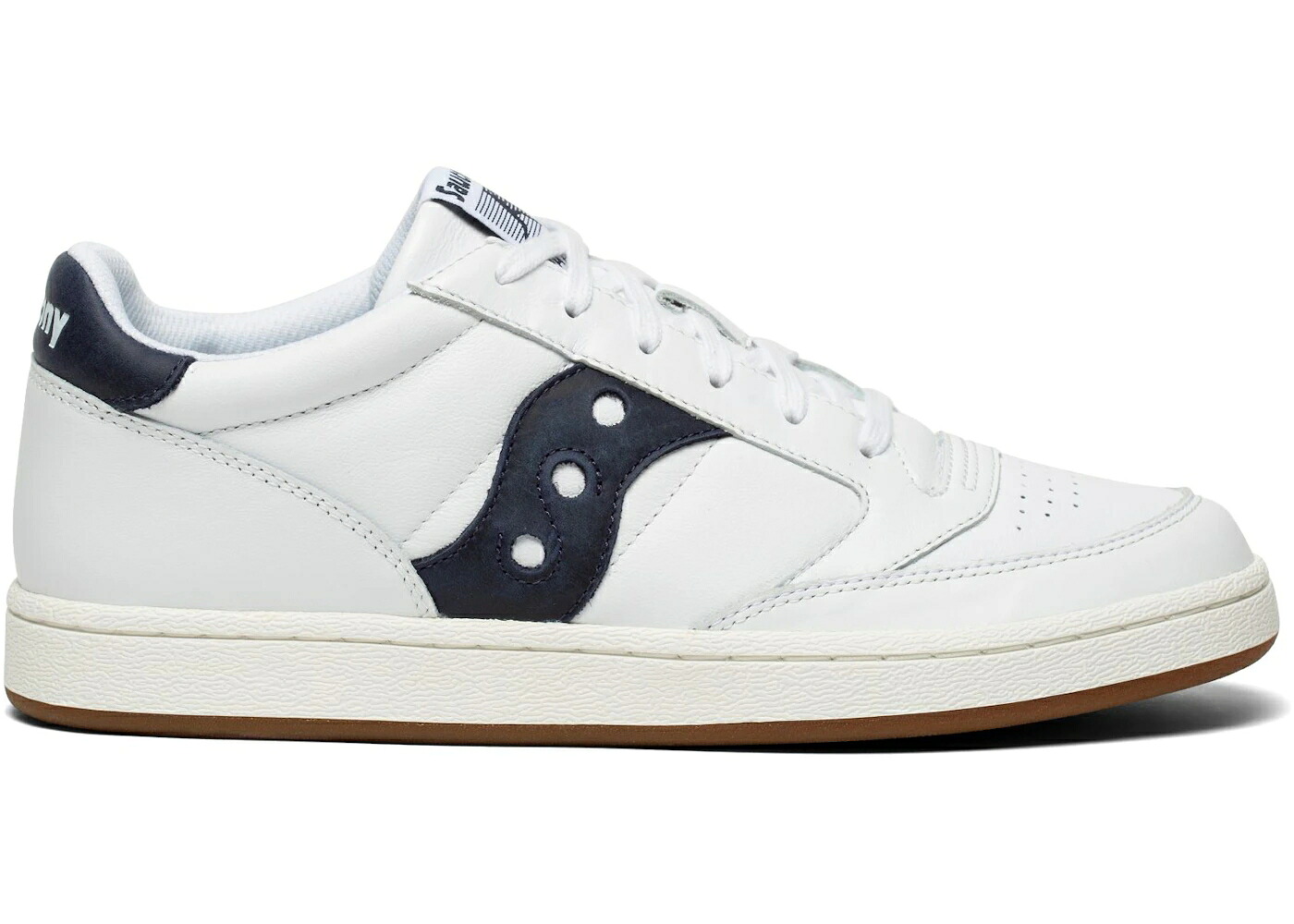 サッカニー ジャズ コート 白色 ホワイト 紺色 ネイビー スニーカー メンズ SAUCONY JAZZ COURT WHITE NAVY GUM / WHITE NAVY｜スニケス