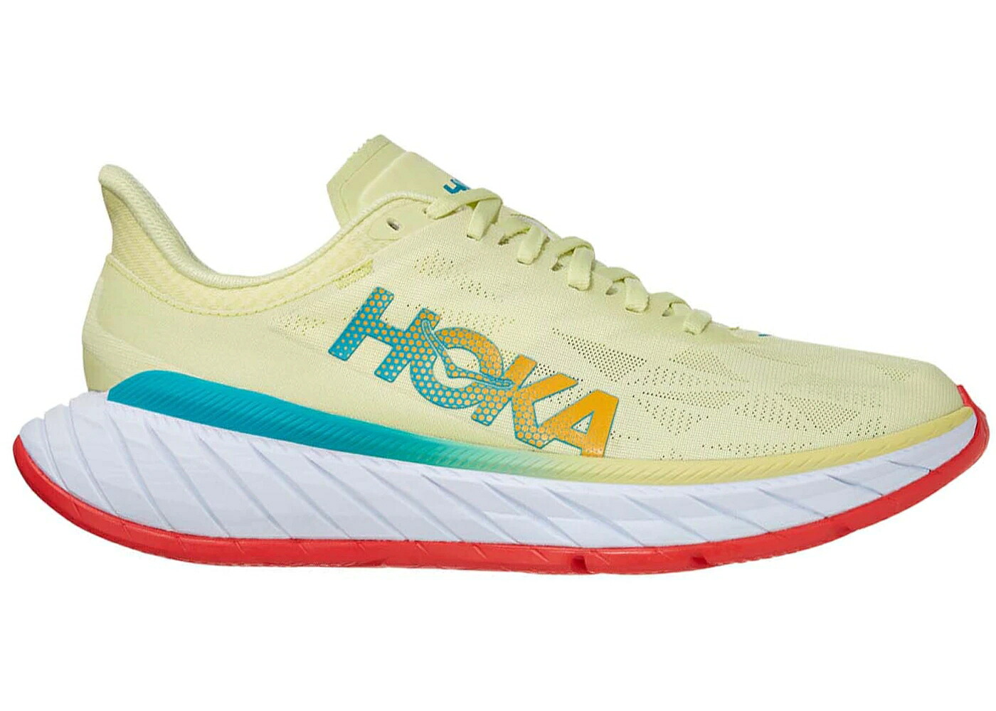 ホカオネオネ 炭素 ルミナリー 緑 緑であること スニーカー メンズ HOKA ONE ONE HOKA ONE CARBON X 2 LUMINARY GREEN HOT CORAL / LUMINARY GREEN HOT CORAL