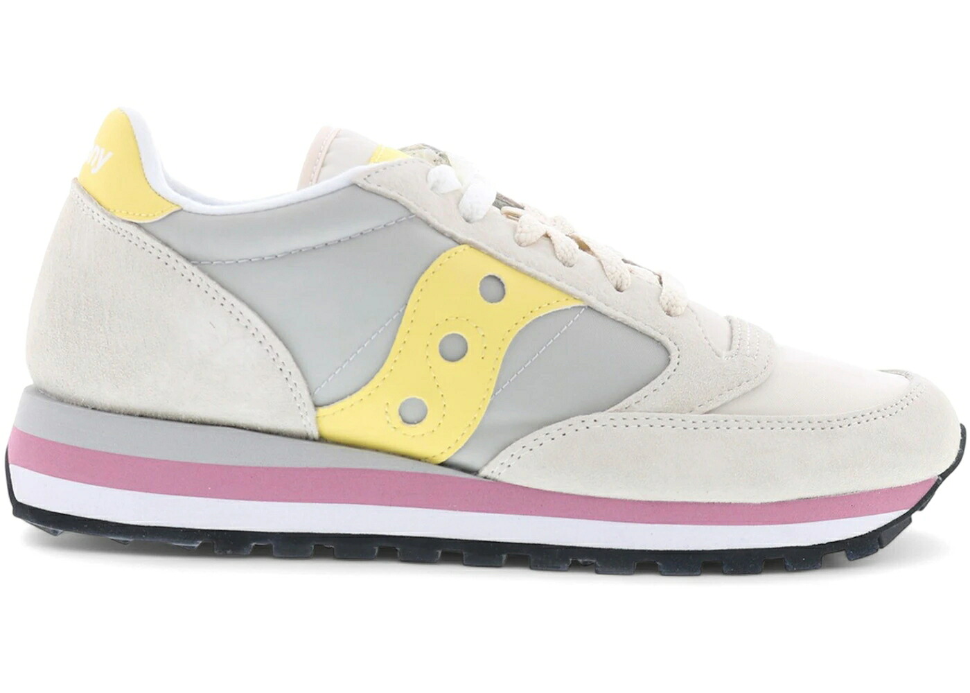 サッカニー ズージャー 薄墨色 薄墨色 黄味がかった 黄色 WOMEN\u0027S スニーカー レディース SAUCONY JAZZ TRIPLE GREY YELLOW (WOMEN\u0027S) / GREY YELLOW