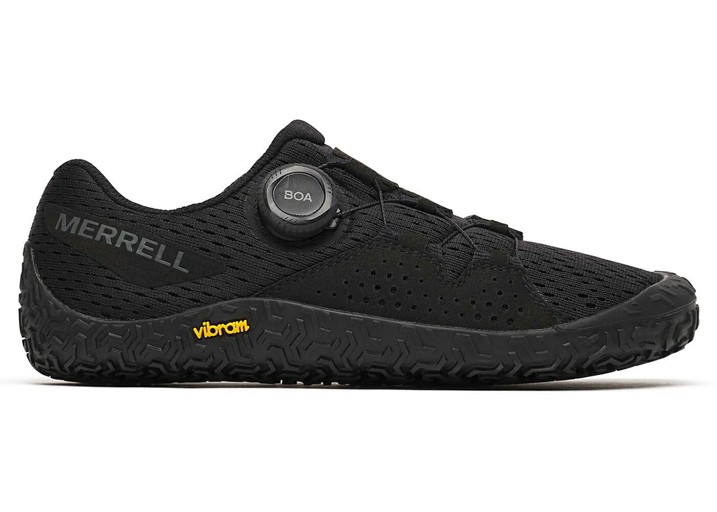 メレル 地球儀 グローヴ 地球儀 グローブ 黒いこと 黒いこと WOMEN\u0027S スニーカー レディース MERRELL VAPOR GLOVE 6 BOA BLACK (WOMEN\u0027S) /