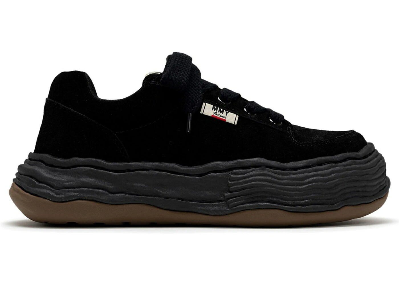 メゾン ミハラヤスヒロ スエード スウェード 黒色 ブラック スニーカー メンズ MAISON MIHARA YASUHIRO MAISON MIHARA YASUHIRO OLIVER OG SOLE SUEDE LOW TRIPLE BLACK / BLACK BLACK