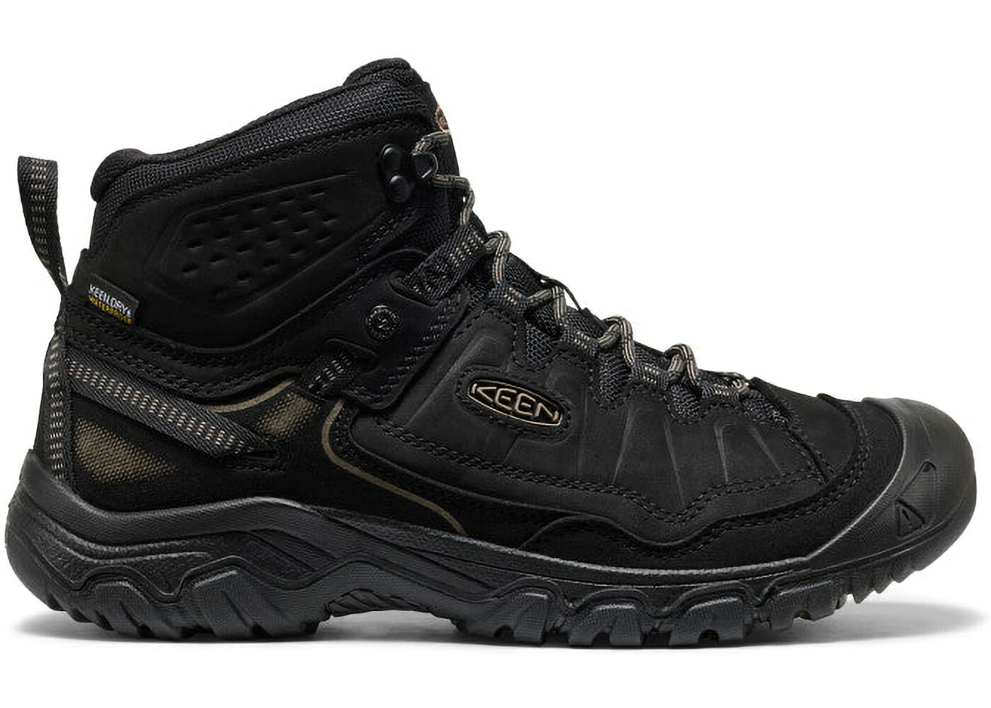 キーン ブーツ 黒いこと 黒いこと 山歩きブーツ スニーカー メンズ KEEN TARGHEE IV WATERPROOF HIKING BOOT TRIPLE BLACK / TRIPLE BLACK