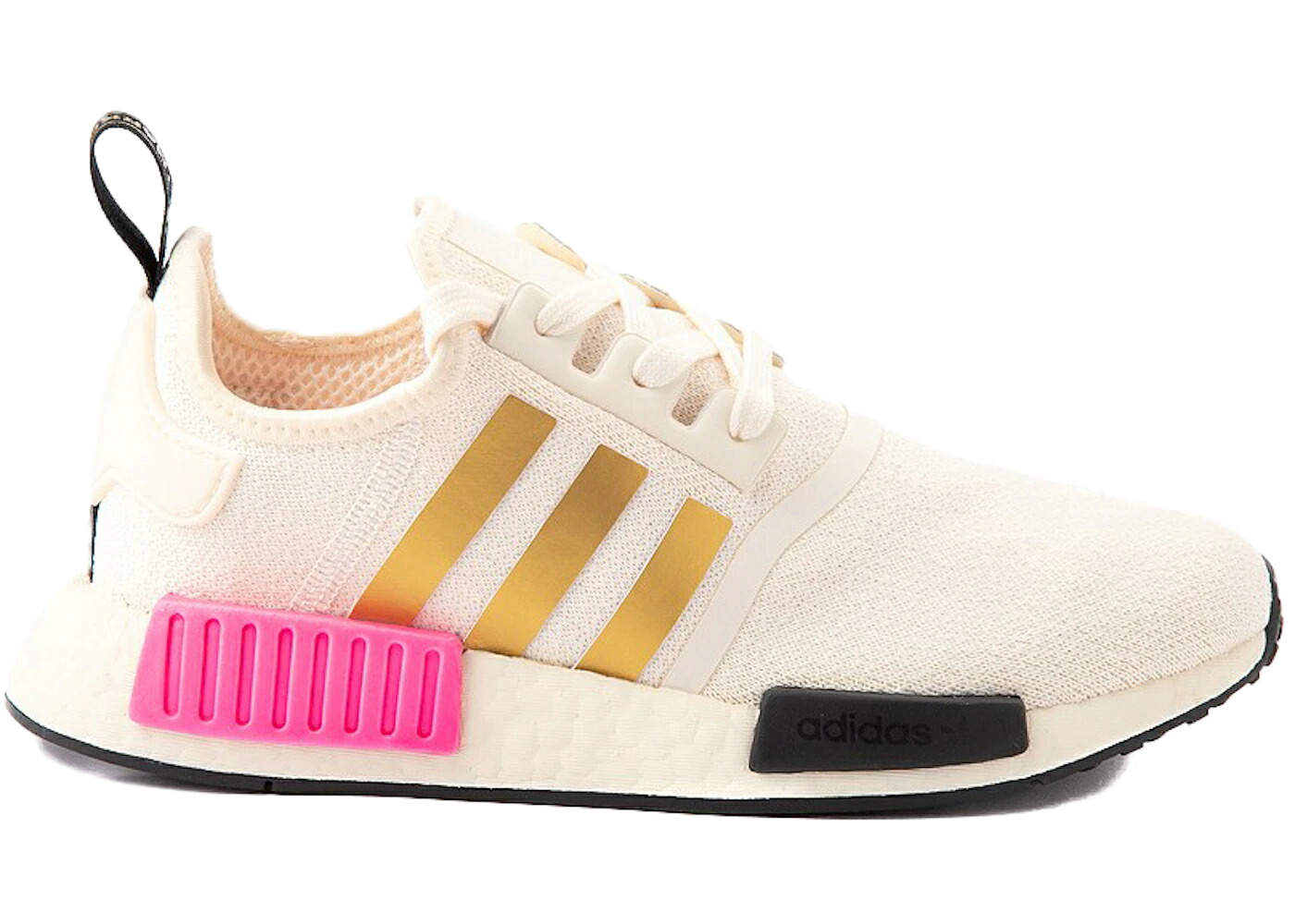 アディダス 皮膚軟化剤 サクラ色 白いこと 白いこと ゴールド WOMEN\u0027S スニーカー レディース ADIDAS NMD R1 CREAM SCREAMING PINK (WOMEN\u0027S) / CREAM WHITE GOLD METALLIC 靴-スニーカー-レディース靴