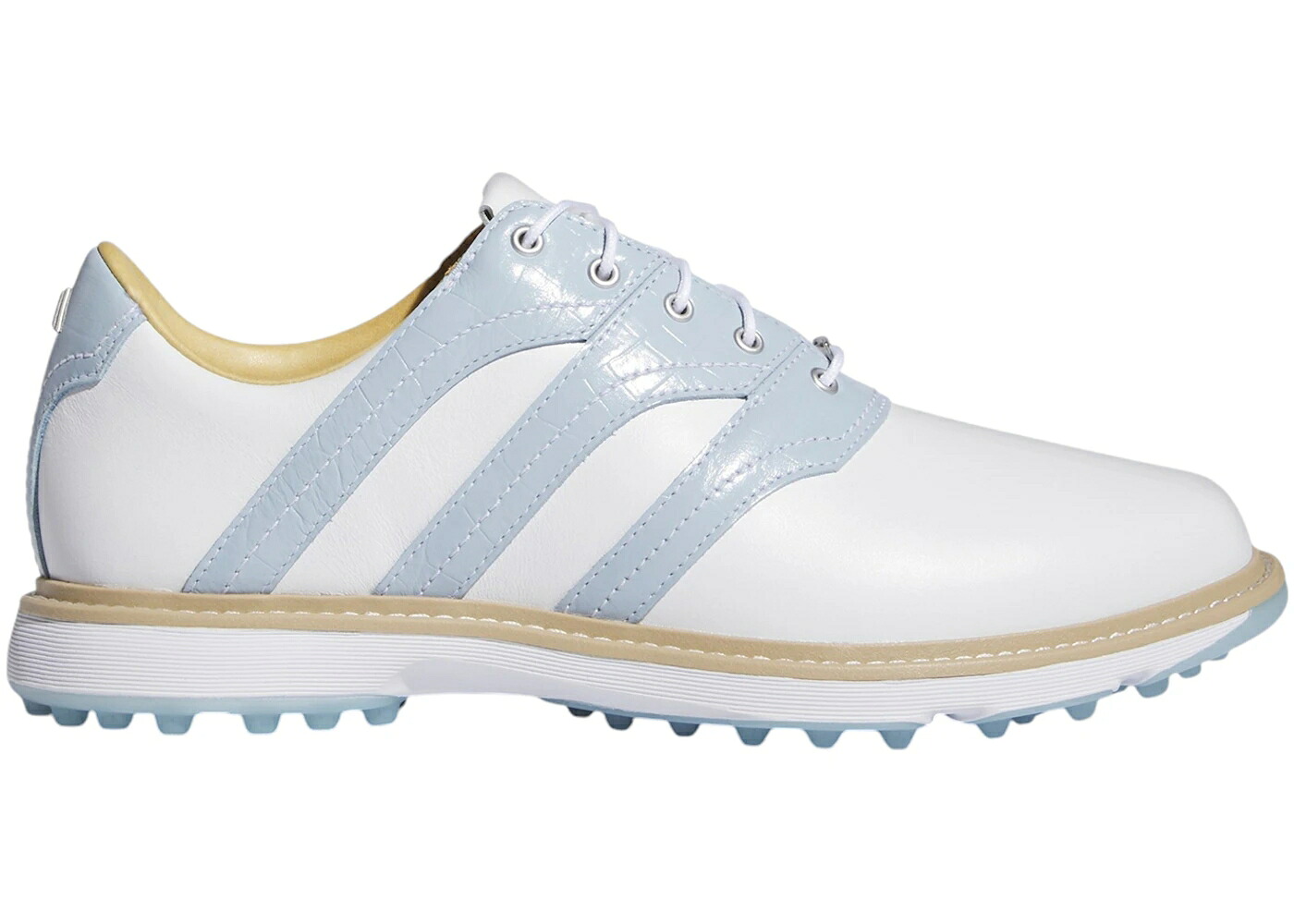 アディダス ゴルフ 白いこと 白いこと 青碧 青碧 スニーカー メンズ ADIDAS MC Z-TRAXION SPIKELESS GOLF CLOUD WHITE WONDER BLUE SAVANNA / CLOUD WHITE WONDER BLUE SAVANNA