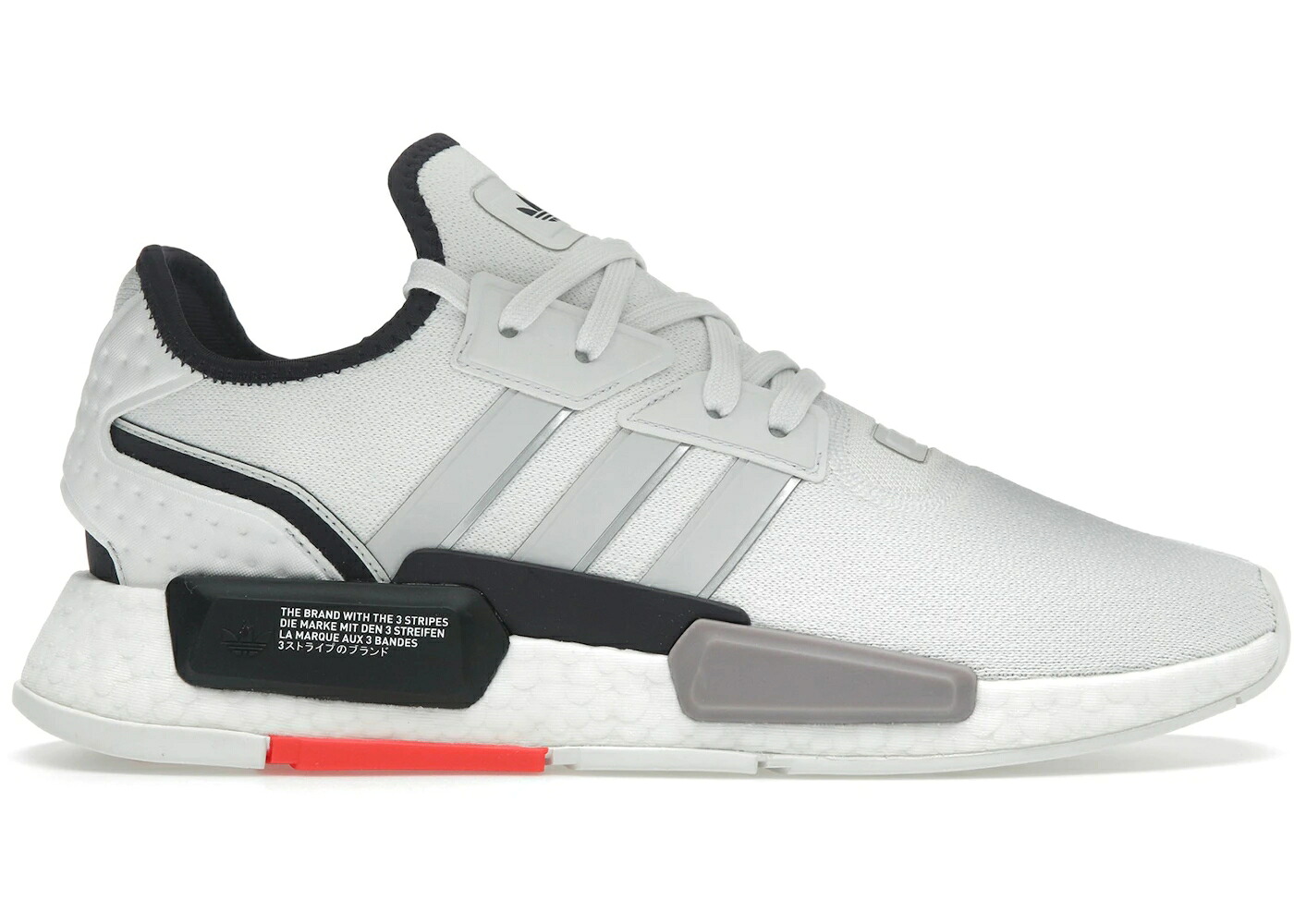 アディダス 白いこと 白いこと 薄墨色 薄墨色 赤 赤いこと スニーカー メンズ ADIDAS NMD G1 CRYSTAL WHITE GREY SOLAR RED / CRYSTAL WHITE GREY ONE SOLAR RED
