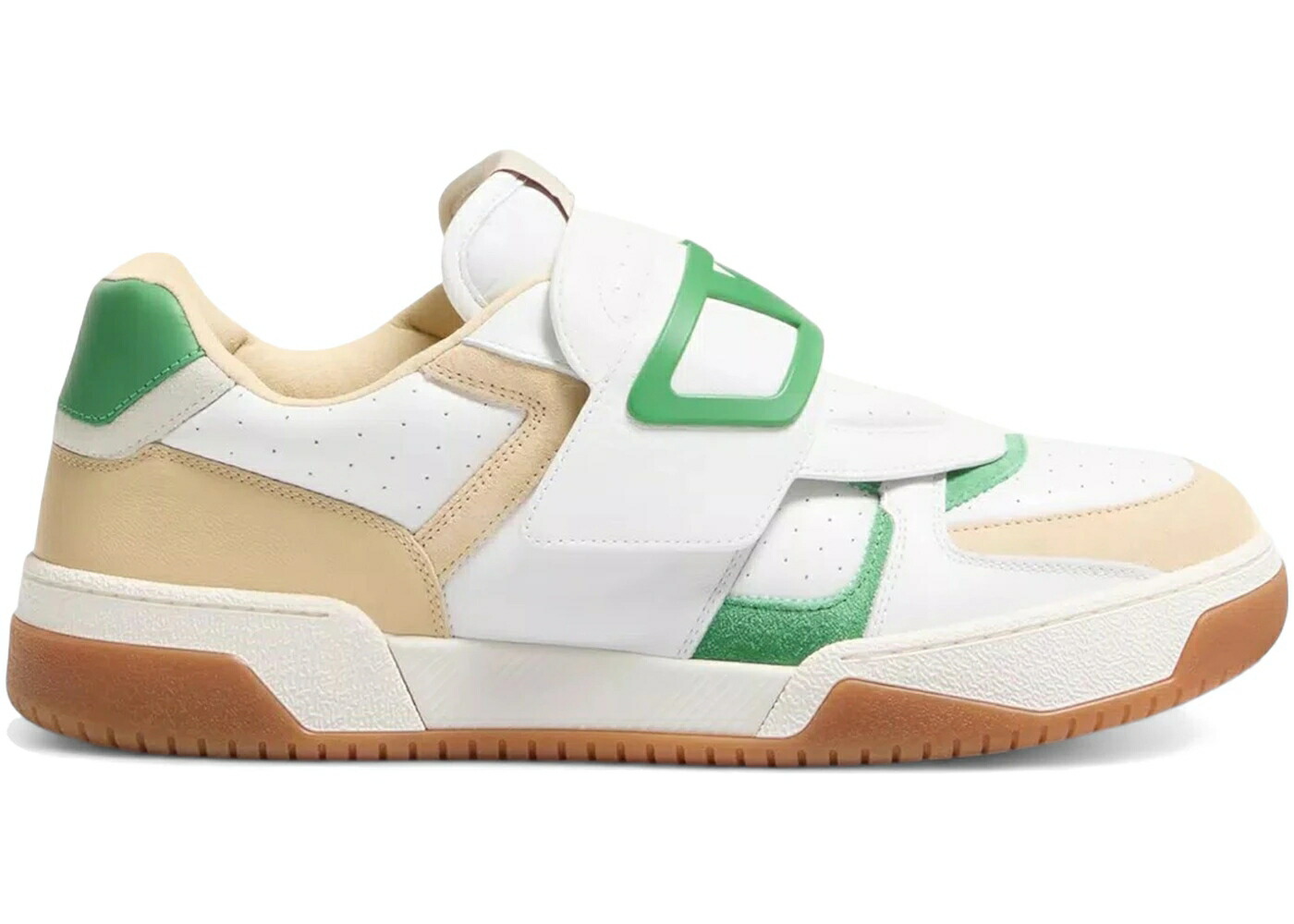 ヴァレンティノ 靴 スニーカー 白いこと 白いこと 外殻 緑 緑であること メンズ VALENTINO JOIE DE JOUER SNEAKER WHITE SHELL GREEN / WHITE SHELL GREEN