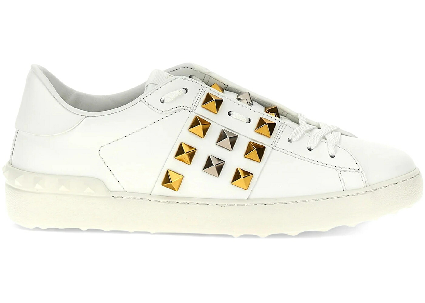 ヴァレンティノ 靴 スニーカー 白色 ホワイト メンズ VALENTINO ROCKSTUD UNTITLED SNEAKER WHITE /