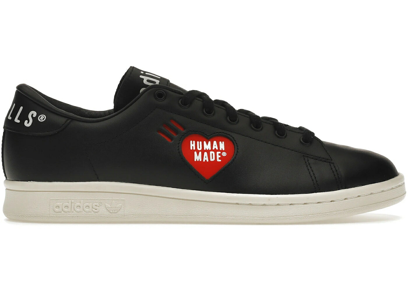 アディダス 黒いこと 黒いこと 中核グループ 白いこと 白いこと 姿勢為損ない スニーカー メンズ ADIDAS STAN SMITH HUMAN MADE BLACK / CORE BLACK CLOUD WHITE OFF WHITE