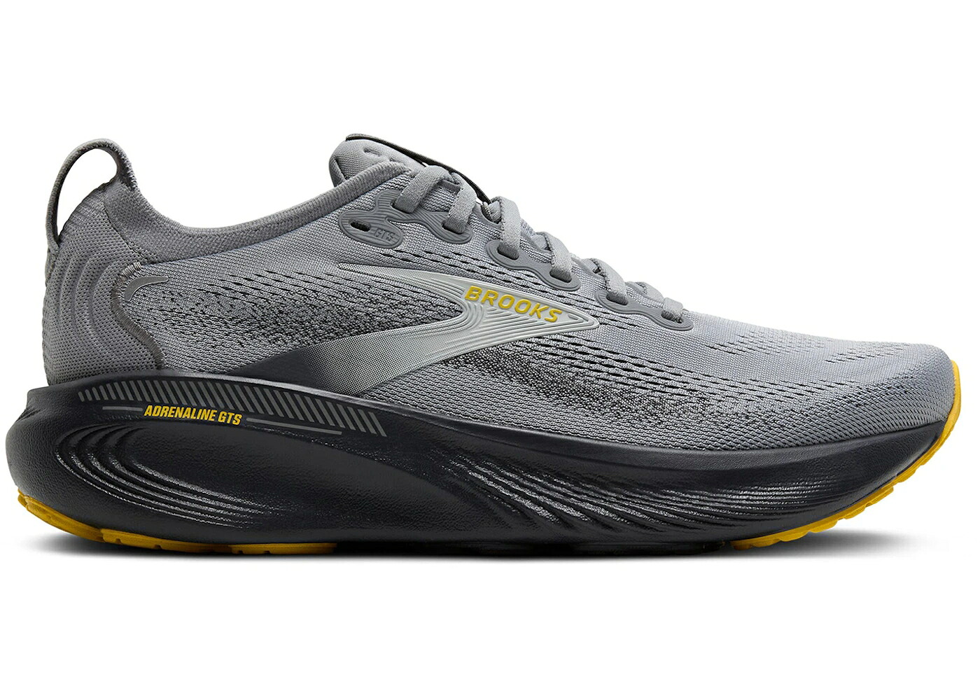 ブルックス 薄墨色 薄墨色 ジャスミン スニーカー メンズ BROOKS ADRENALINE GTS 25 PRIMER GREY EBONY JASMIN / PRIMER GREY EBONY JASMIN