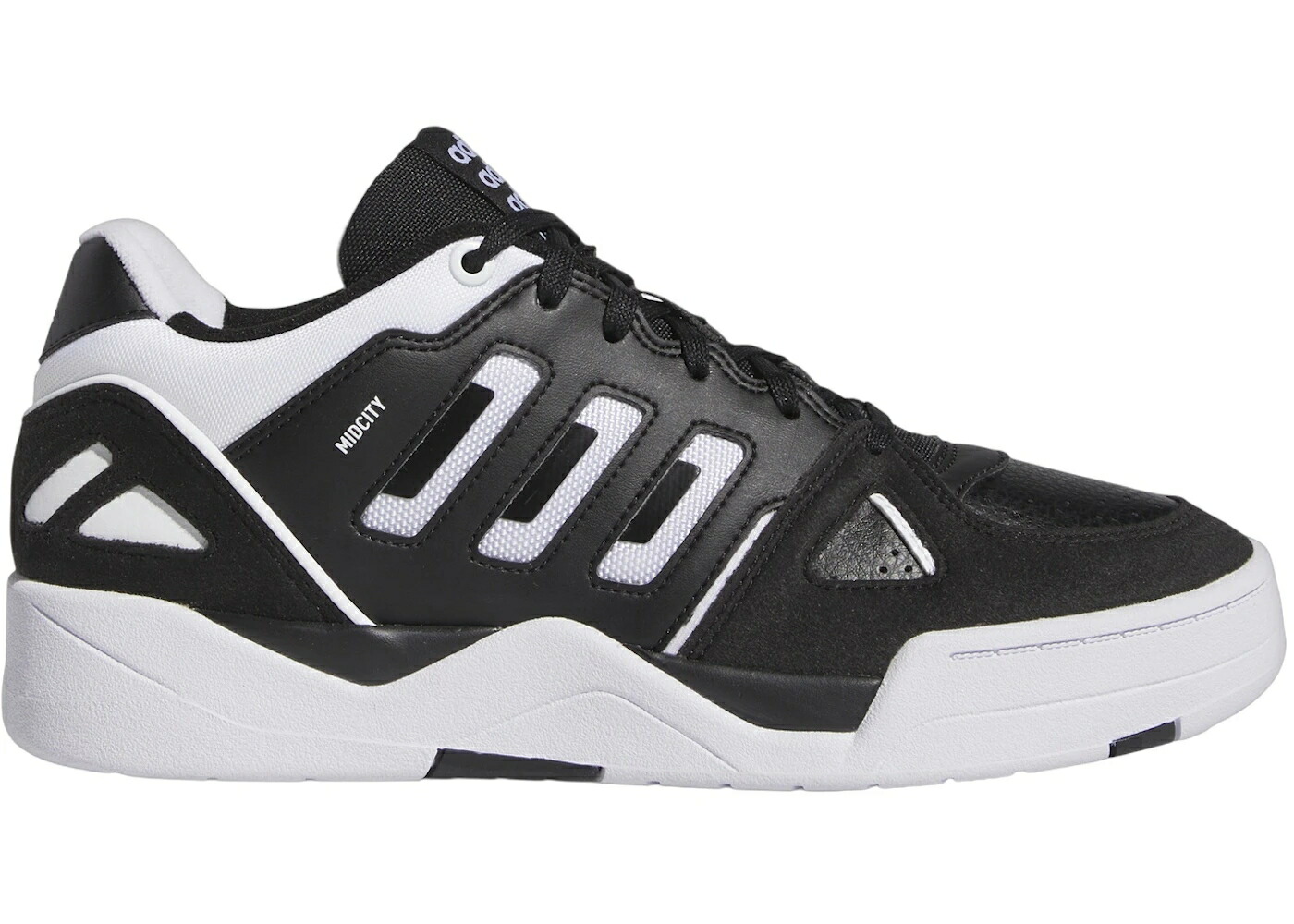 アディダス 中核グループ 黒いこと 黒いこと 白いこと 白いこと スニーカー メンズ ADIDAS MIDCITY LOW CORE BLACK CLOUD WHITE / CORE BLACK CLOUD WHITE CORE