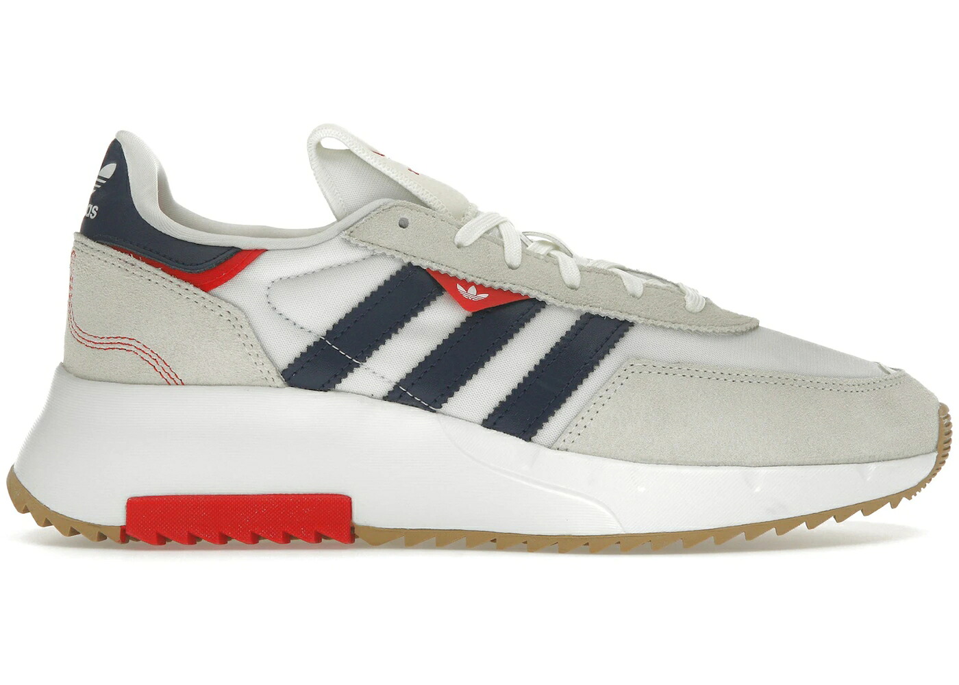 アディダス 白色 ホワイト 青色 ブルー スニーカー メンズ ADIDAS RETROPY F2 WHITE DARK BLUE / CLOUD WHITE DARK BLUE OFF WHITE｜スニケス 42,780円