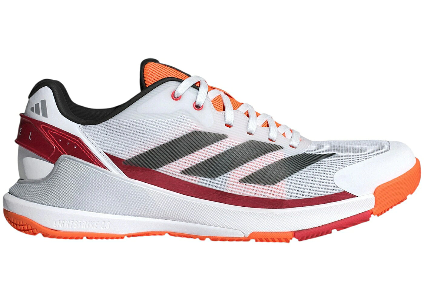 アディダス 白いこと 白いこと 黒いこと 黒いこと 橙 オレンジ色 中核グループ スニーカー メンズ ADIDAS CRAZYQUICK PADEL WHITE BLACK LUCID ORANGE / CLOUD WHITE CORE BLACK LUCID