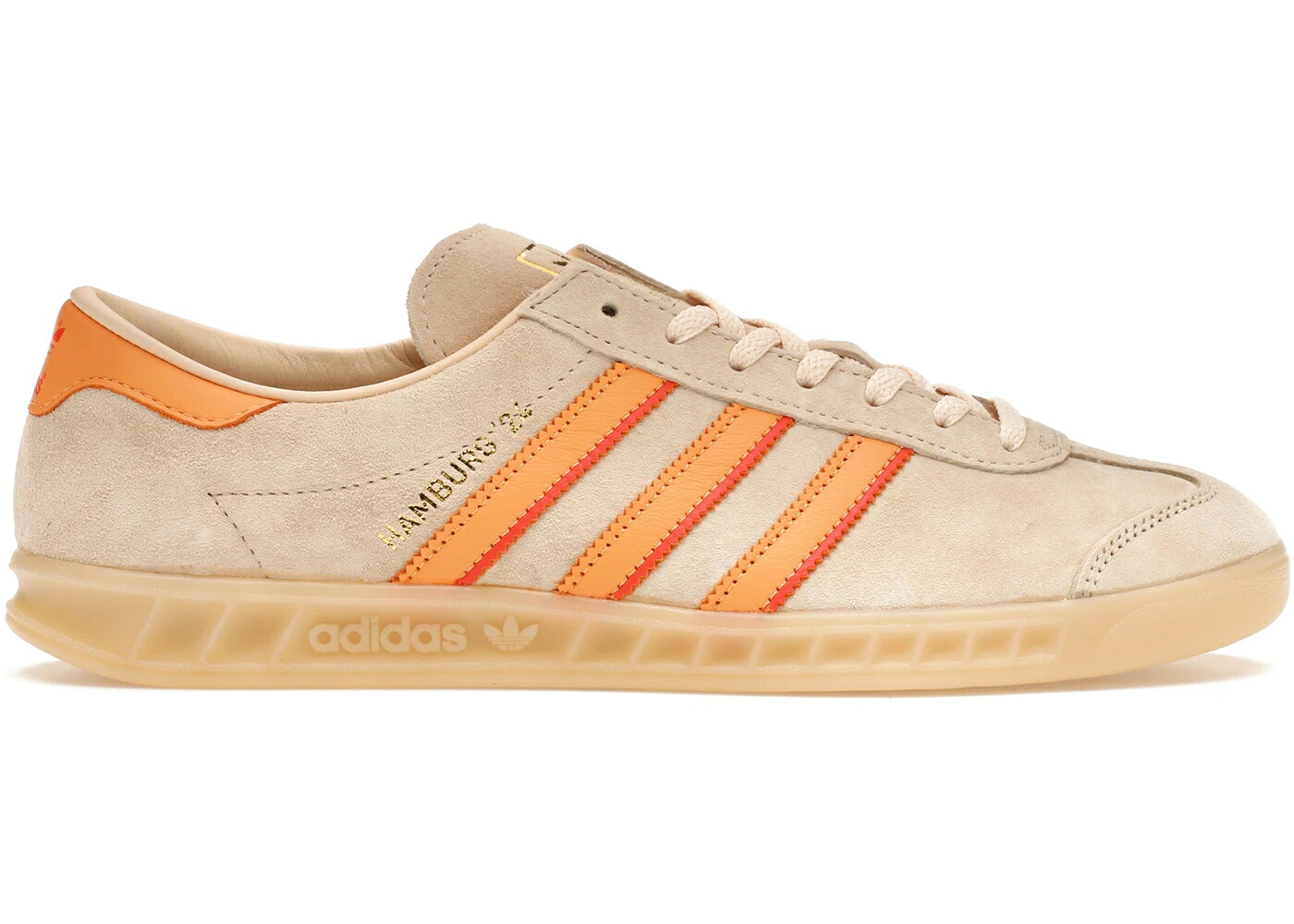 アディダス 砂色 砂子 橙 オレンジ色 スニーカー メンズ ADIDAS HAMBURG CRYSTAL SAND HAZY ORANGE / CRYSTAL SAND HAZY ORANGE