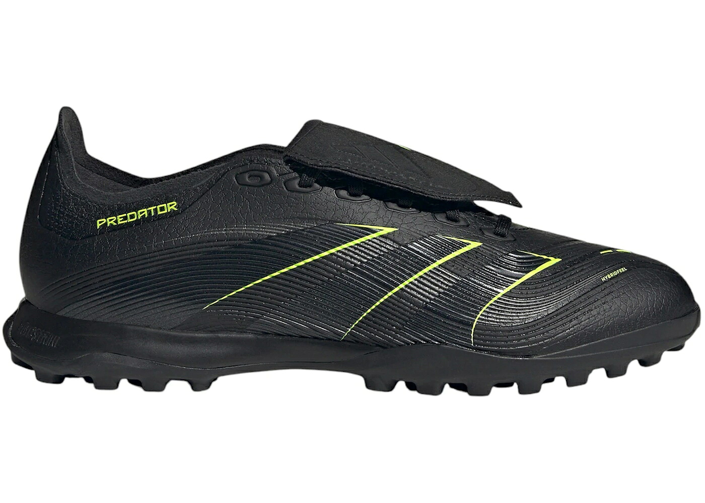 アディダス プレデター ステルス 中核グループ 黒いこと 黒いこと 炭素 スニーカー メンズ ADIDAS PREDATOR LEAGUE FOLD-OVER TONGUE TF ELECTRIC STEALTH PACK / CORE BLACK CARBON LUCID LEMON