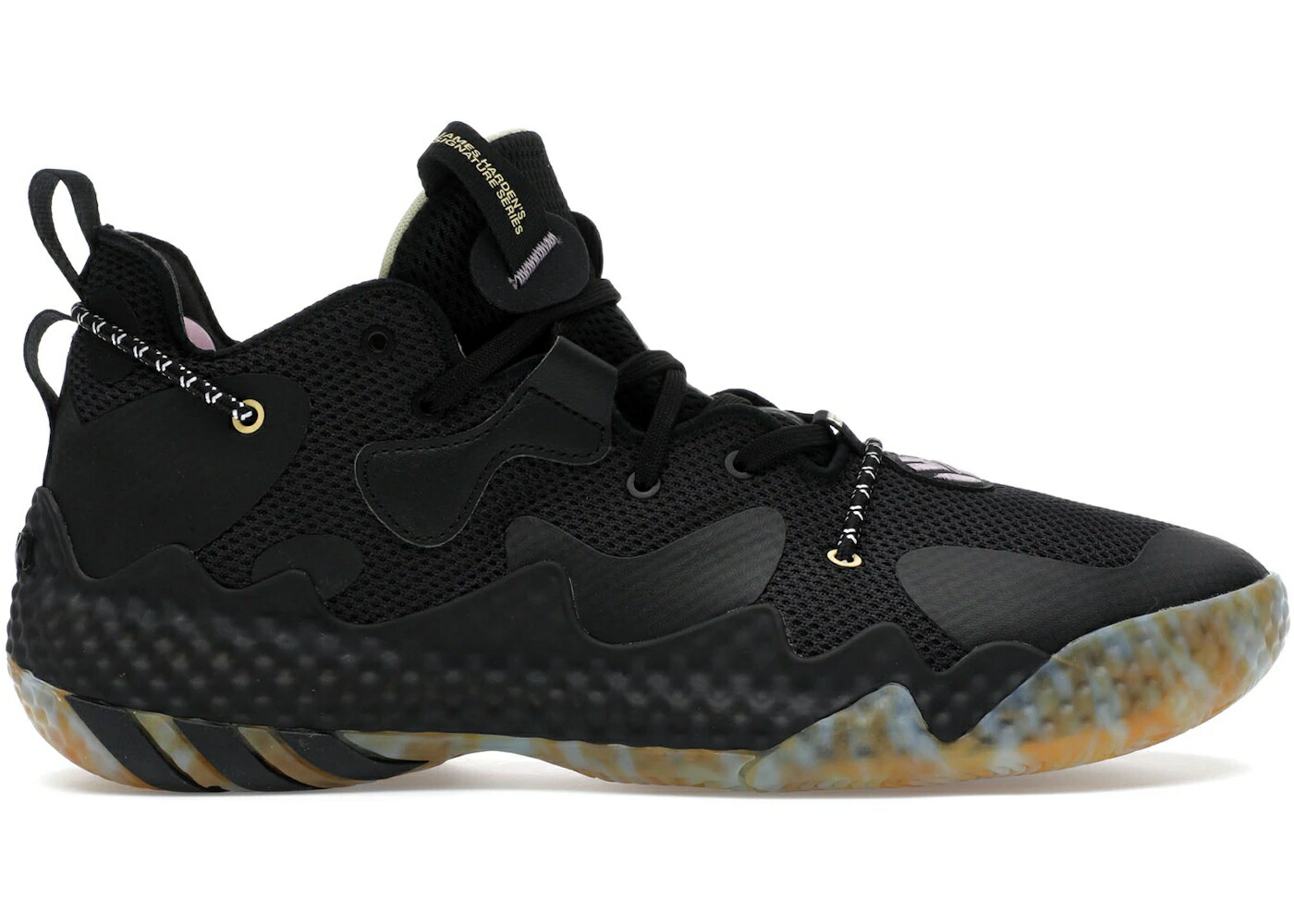 アディダス ハーデン 黒いこと 黒いこと ゴールド 中核グループ 青碧 青碧 VOL. スニーカー メンズ ADIDAS HARDEN 6 BLACK GOLD / CORE BLACK CORE BLACK BLISS BLUE