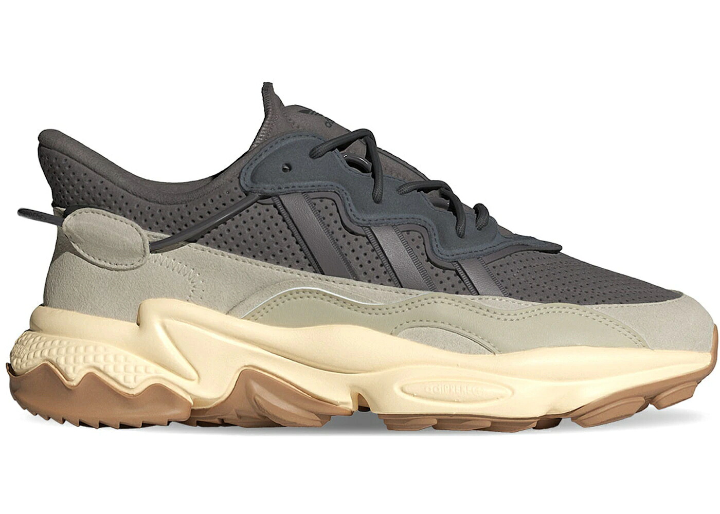 アディダス 濃灰色 砂色 砂子 薄墨色 薄墨色 スニーカー メンズ ADIDAS OZWEEGO TR CHARCOAL SAND STRATA / CHARCOAL PUTTY GREY SAND STRATA
