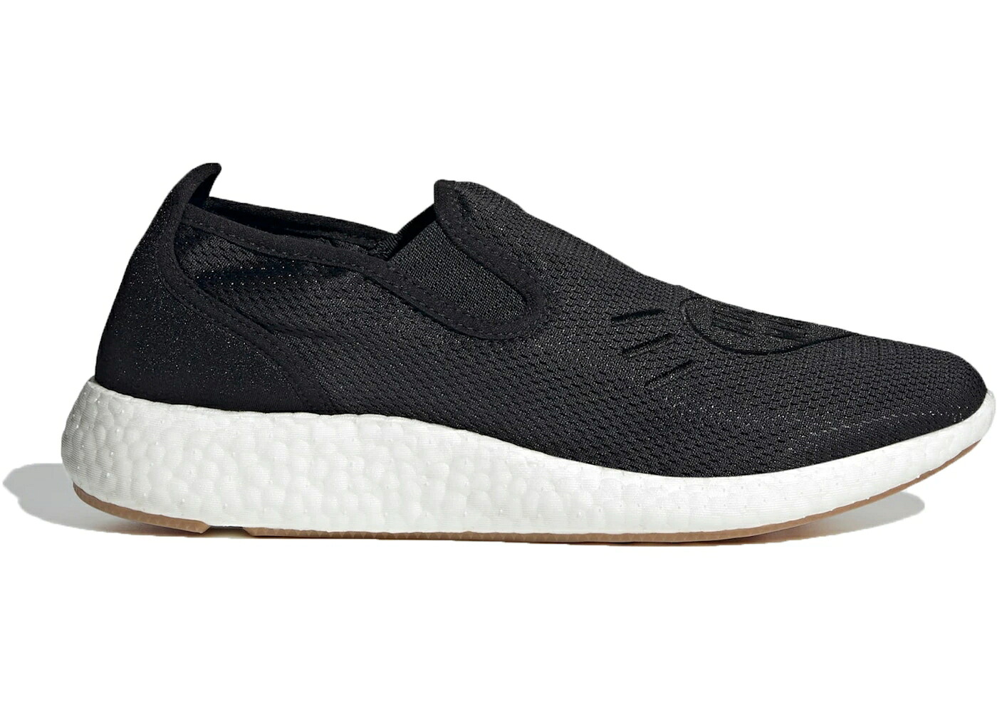 アディダス 純一無雑 スリッポン 黒いこと 黒いこと 中核グループ スニーカー メンズ ADIDAS PURE SLIP-ON HUMAN MADE BLACK / CORE BLACK CORE BLACK CLOUD