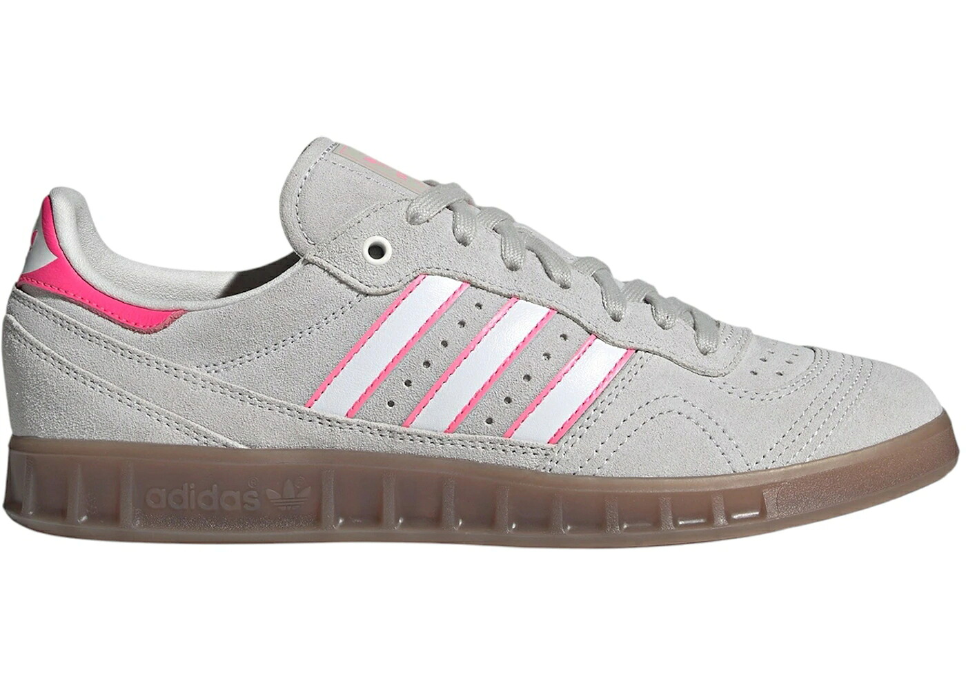 アディダス ハンドボール 薄墨色 薄墨色 白いこと 白いこと サクラ色 スニーカー メンズ ADIDAS HANDBALL TOP GREY WHITE LUCID PINK / GREY ONE CLOUD WHITE LUCID PINK