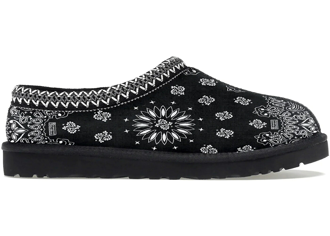 家庭用スリッパ 黒いこと 黒いこと スニーカー メンズ BRAVEST STUDIOS BRAVEST STUDIOS PAISLEY SLIPPERS V2 BLACK /