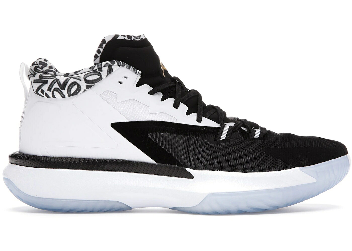 ナイキ ジョーダン 黒いこと 黒いこと 白いこと 白いこと ゴールド スニーカー メンズ JORDAN ZION 1 BLACK WHITE / BLACK WHITE METALLIC GOLD