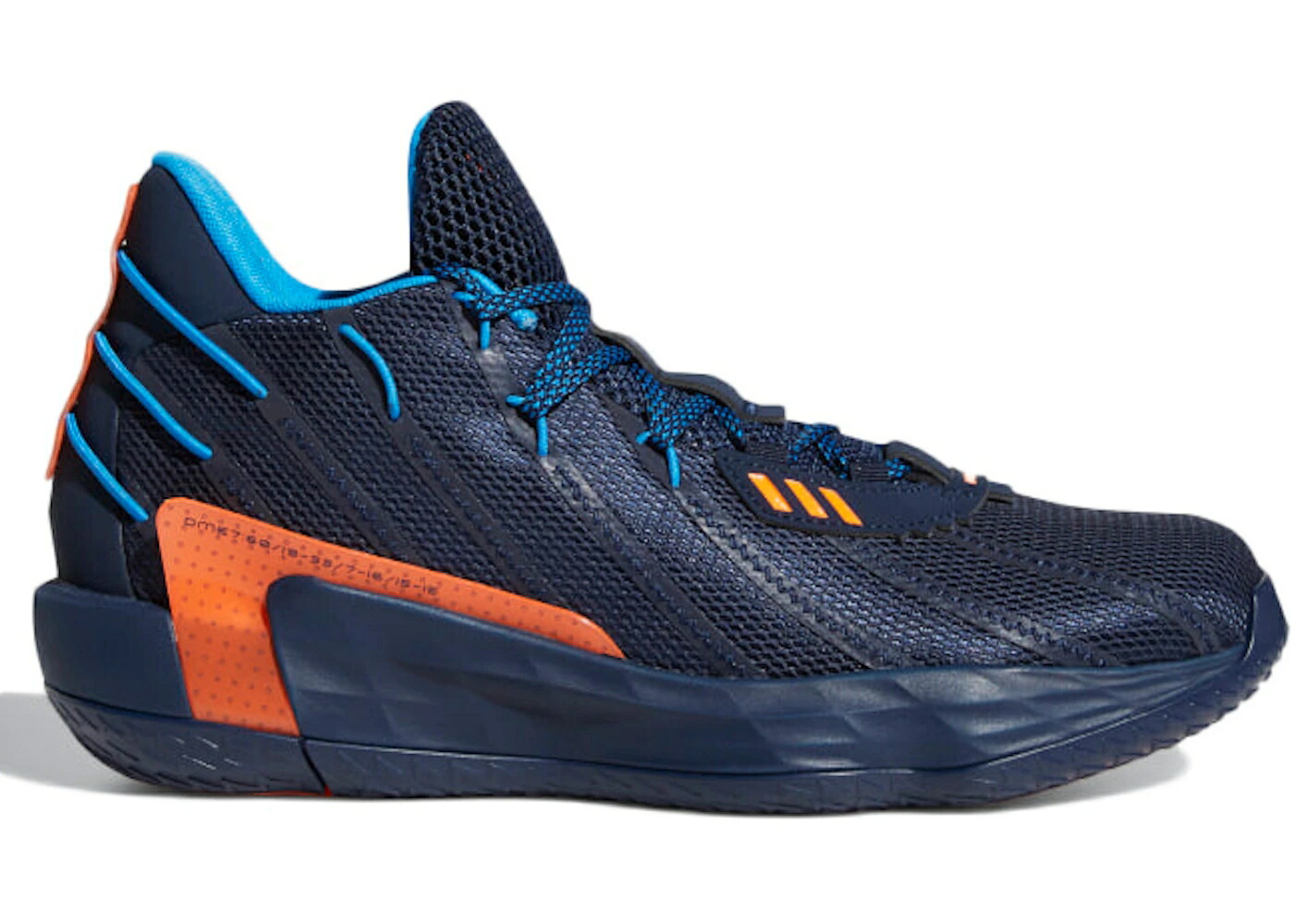 アディダス 野球クラブ 紺色 米国海軍 青碧 青碧 スニーカー メンズ ADIDAS DAME 7 LIGHTS OUT / TEAM NAVY BRIGHT BLUE TEAM SOLAR