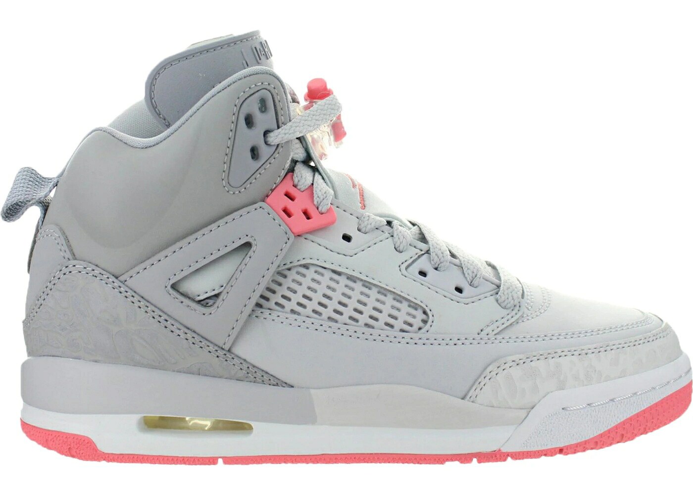 ナイキ ジョーダン 薄墨色 薄墨色 白いこと 白いこと お坊っちゃん キッズ JORDAN SPIZIKE SUN BLUSH (GS) / WOLF GREY SUN BLUSH WHITE もの言う花 マタニティ スニーカー