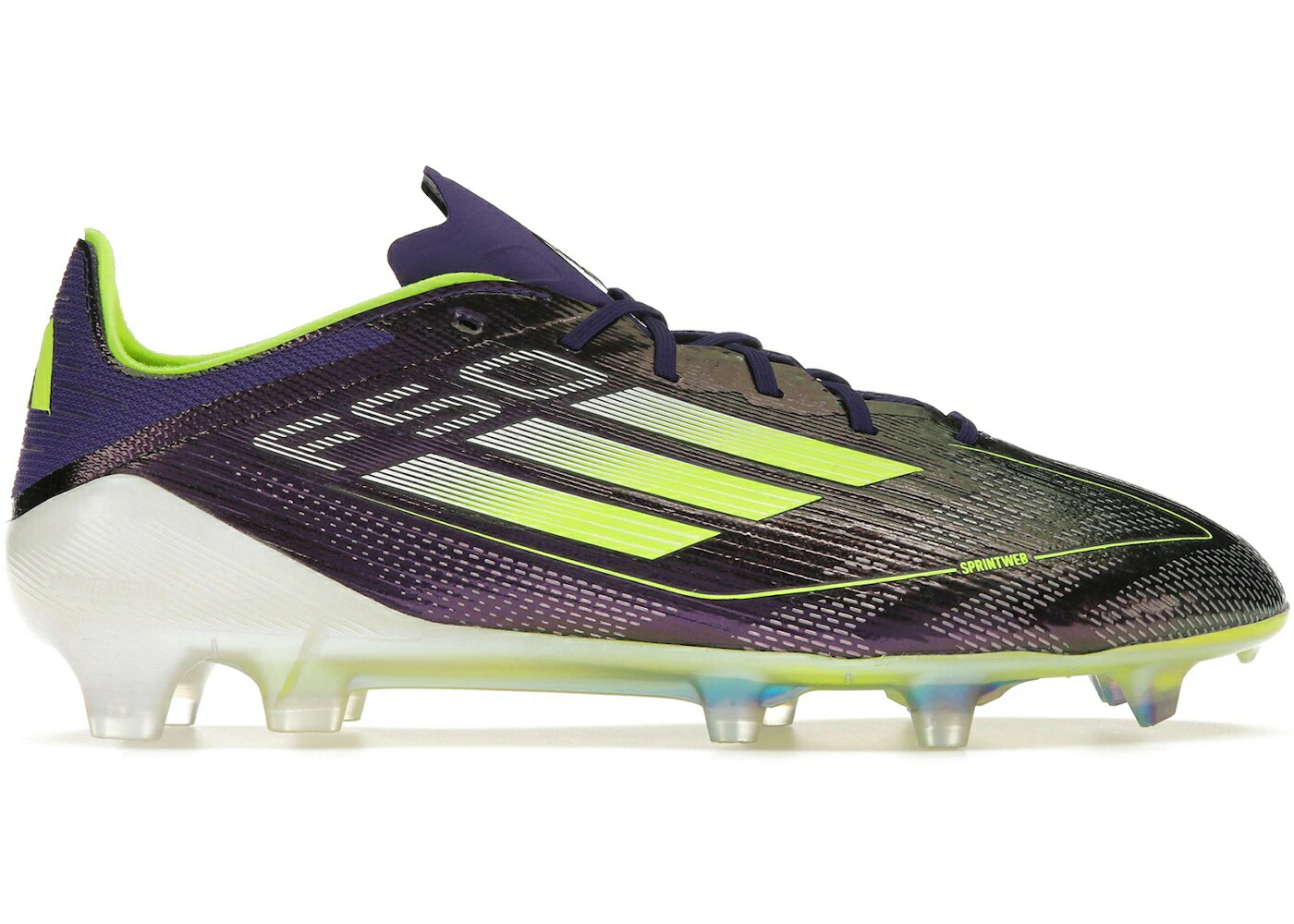 アディダス エリート ファスト 紫 パープル 白色 ホワイト スニーカー メンズ ADIDAS F50 ELITE FAST REBORN FG PURPLE LUCID LEMON / PURPLE CLOUD WHITE LUCID LEMON