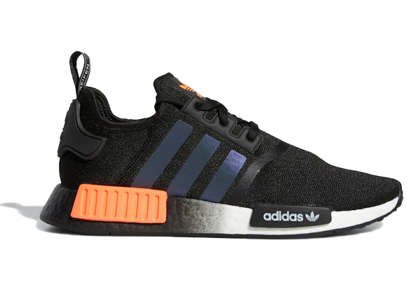 アディダス 中核グループ 黒いこと 黒いこと 橙 オレンジ色 スニーカー メンズ ADIDAS NMD R1 CORE BLACK SOLAR ORANGE IRIDESCENT / CORE BLACK SOLAR ORANGE CLOUD