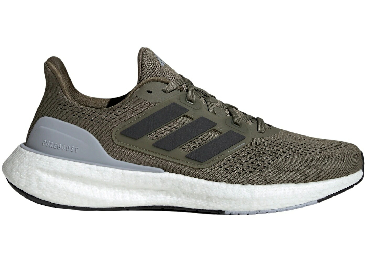 アディダス オリーブ 中核グループ 黒いこと 黒いこと しろがね色 しろがね色 スニーカー メンズ ADIDAS PUREBOOST 23 OLIVE STRATA CORE BLACK HALO SILVER / OLIVE STRATA CORE BLACK HALO