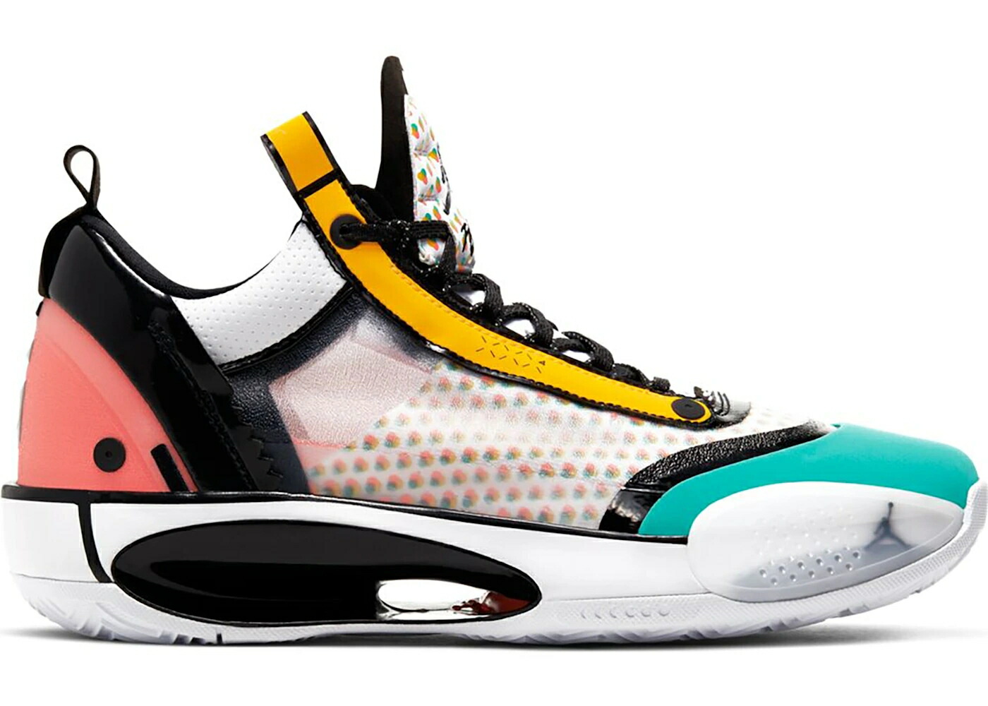 ナイキ ジョーダン 作物 白いこと 白いこと スニーカー メンズ JORDAN XXXIV LOW GUO AILUN POP ART / WHITE MULTI COLOR