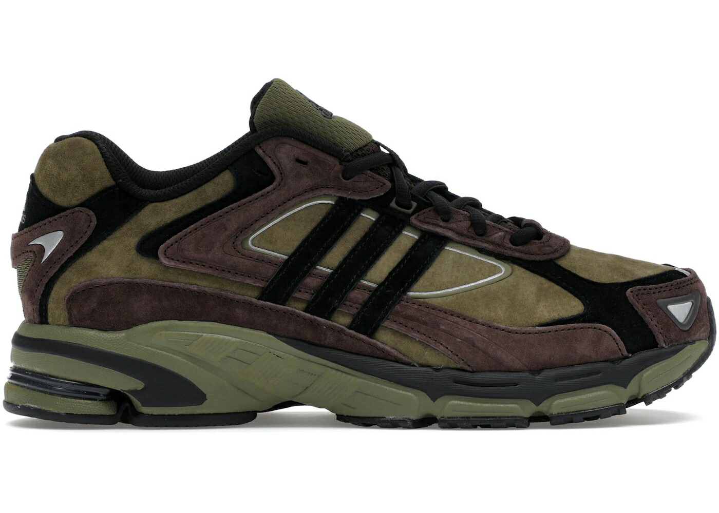 アディダス 受け答え オリーブ 中核グループ 黒いこと 黒いこと スニーカー メンズ ADIDAS RESPONSE CL FOCUS OLIVE / FOCUS OLIVE CORE BLACK DARK