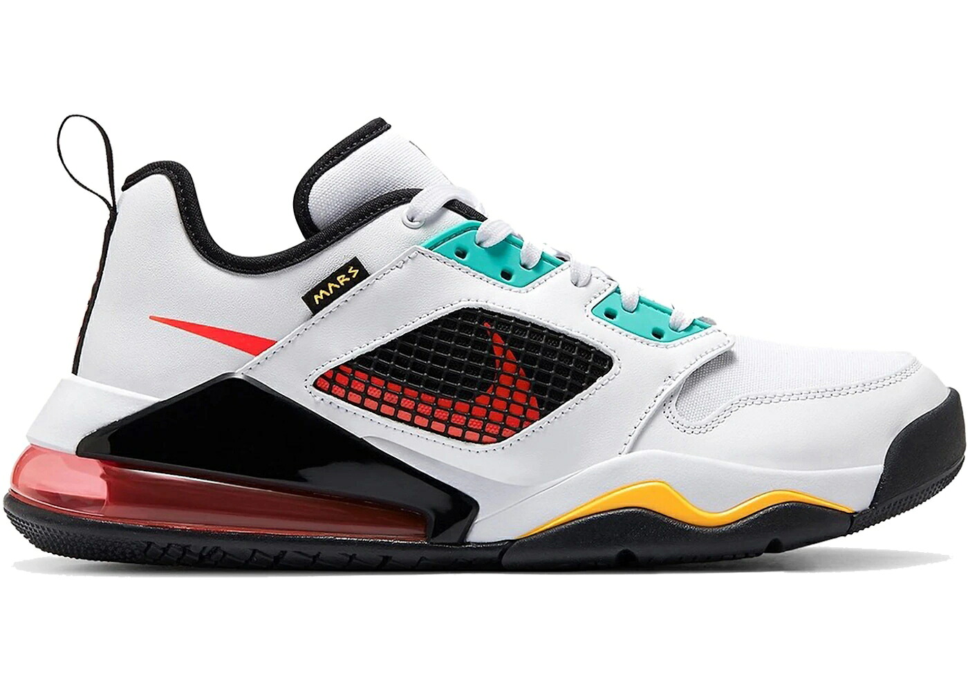 ナイキ ジョーダン 白いこと 白いこと 翡翆 ジェード 橙 オレンジ色 レーザ スニーカー メンズ JORDAN MARS 270 LOW WHITE JADE ORANGE / WHITE LASER ORANGE WHITE HYPER