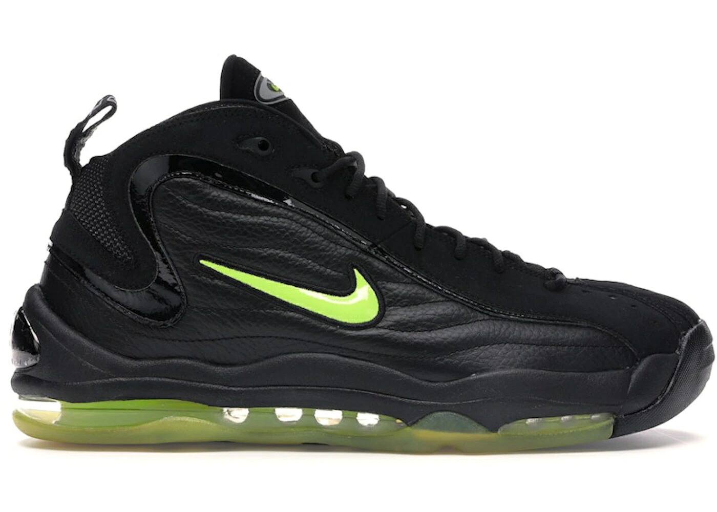 ナイキ マックス 引き上げるペース 黒いこと 黒いこと スニーカー メンズ NIKE AIR TOTAL MAX UPTEMPO BLACK VOLT / BLACK VOLT