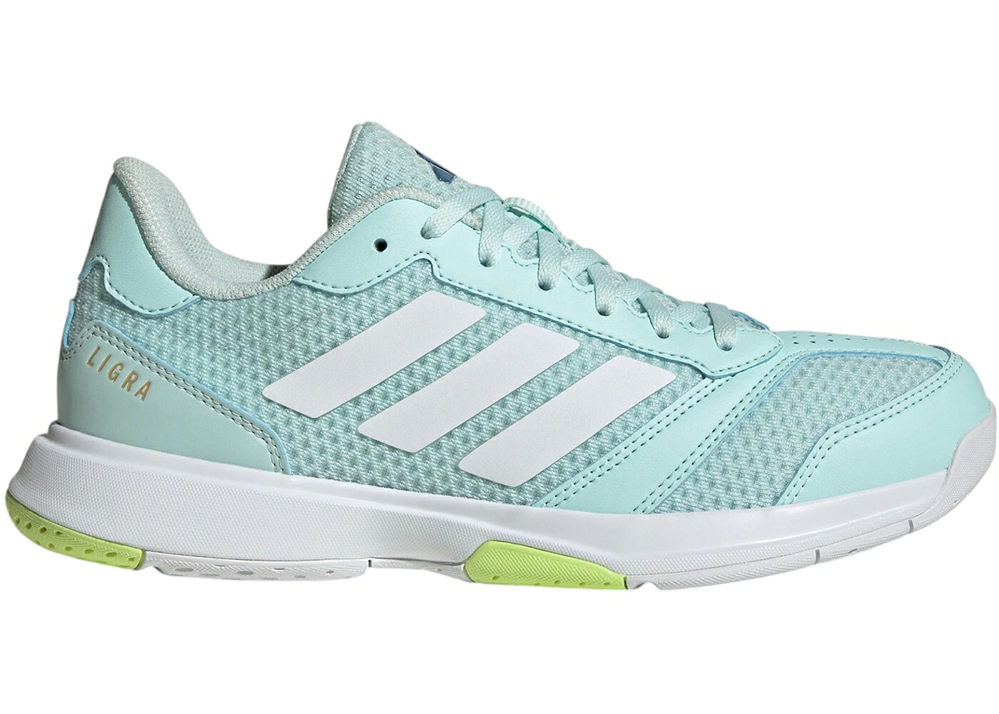 アディダス 黄味がかった 黄色 白いこと 白いこと WOMEN\u0027S スニーカー レディース ADIDAS LIGRA 8 INDOOR HALO MINT HI-RES YELLOW (WOMEN\u0027S) / HALO MINT CLOUD WHITE HI RES
