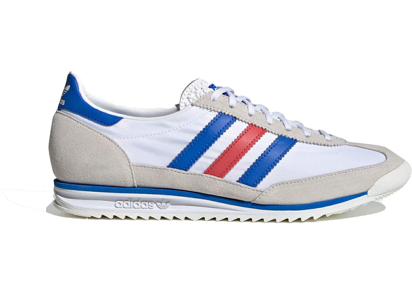 アディダス 白いこと 白いこと 青碧 青碧 スニーカー メンズ ADIDAS SL 72 CLOUD WHITE / CLOUD WHITE GLORY BLUE GLORY