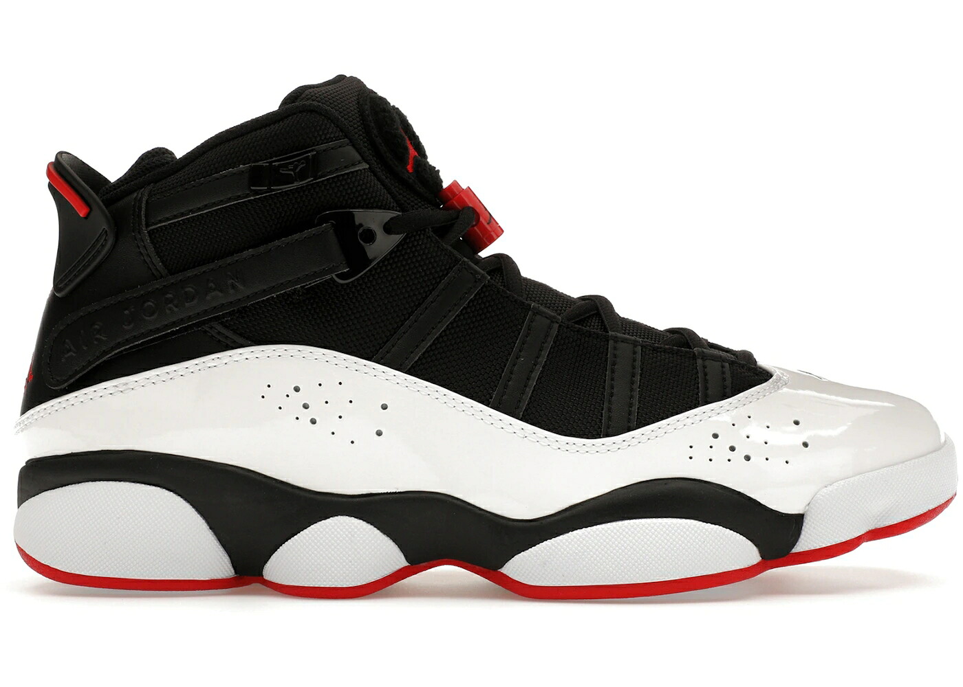 ナイキ ジョーダン 輪っか 黒いこと 黒いこと 白いこと 白いこと 赤 赤いこと スニーカー メンズ JORDAN 6 RINGS BLACK WHITE VARSITY RED / BLACK WHITE UNIVERSITY RED