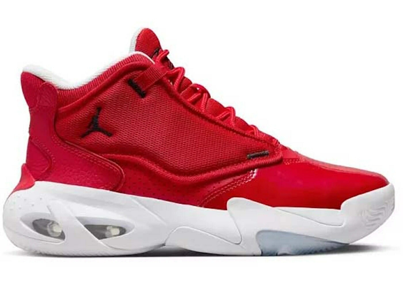 ナイキ ジョーダン マックス オーラ 赤 レッド 白色 ホワイト 黒色 ブラック スニーカー メンズ JORDAN MAX AURA 4 UNIVERSITY RED / UNIVERSITY RED WHITE BLACK