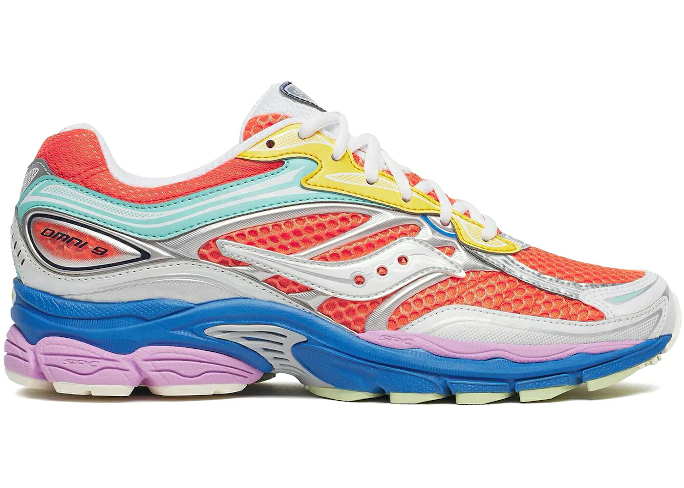 サッカニー 橙 オレンジ色 スニーカー メンズ SAUCONY PROGRID OMNI 9 ORANGE MULTI / ORANGE MULTI