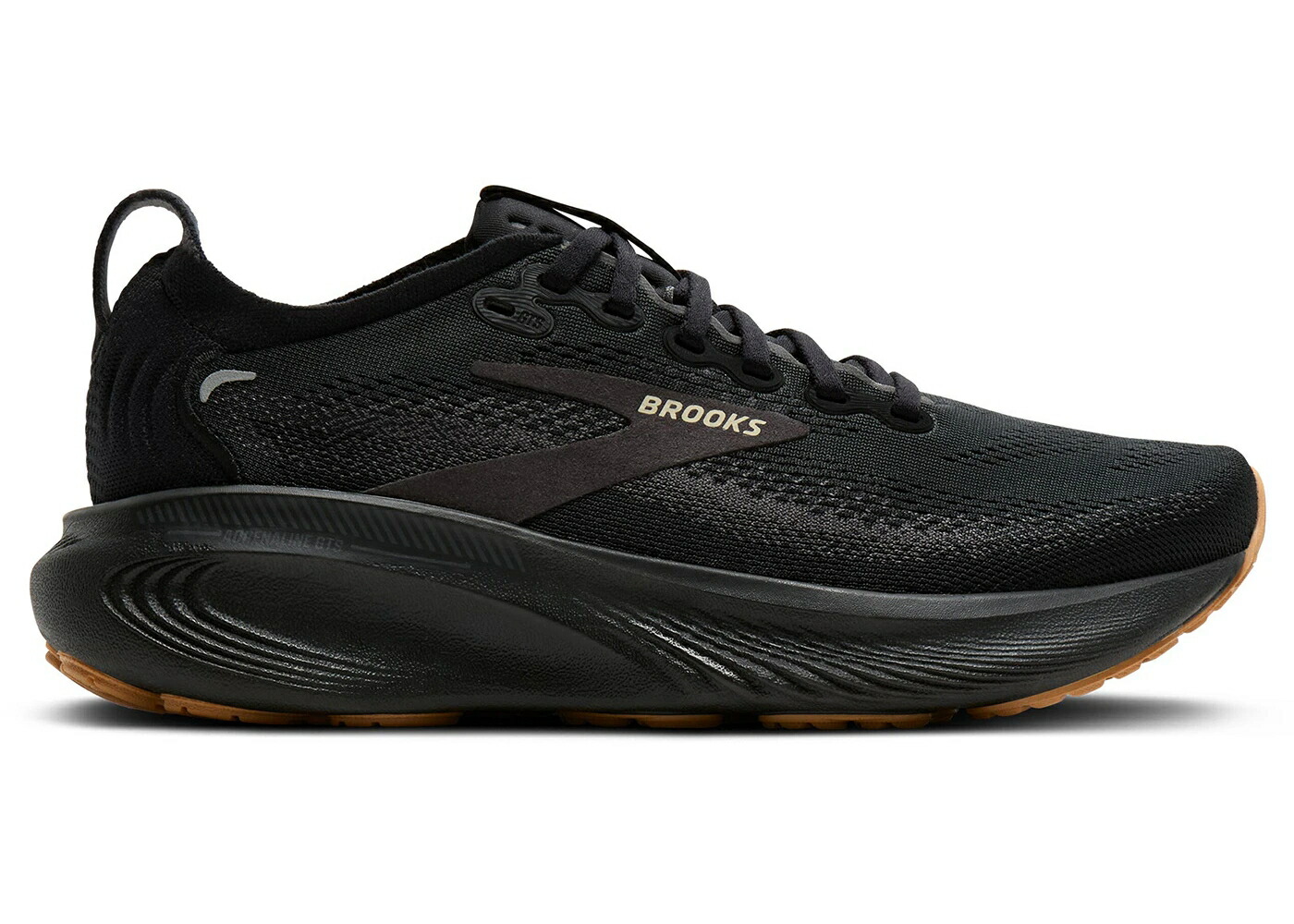 ブルックス 黒いこと 黒いこと スニーカー メンズ BROOKS ADRENALINE GTS 25 BLACK/BISCUIT / BLACK BISCUIT