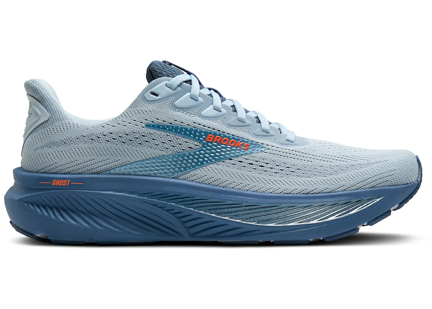 ブルックス 橙 オレンジ色 スニーカー メンズ BROOKS GHOST 17 SKYWAY MOONLIGHT ORANGE / SKYWAY MOONLIGHT ORANGE