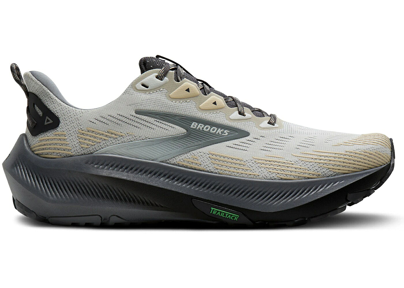 ブルックス 薄墨色 薄墨色 砂色 砂子 スニーカー メンズ BROOKS GHOST TRAIL GREY BLEACHED SAND / GREY GREY BLEACHED SAND