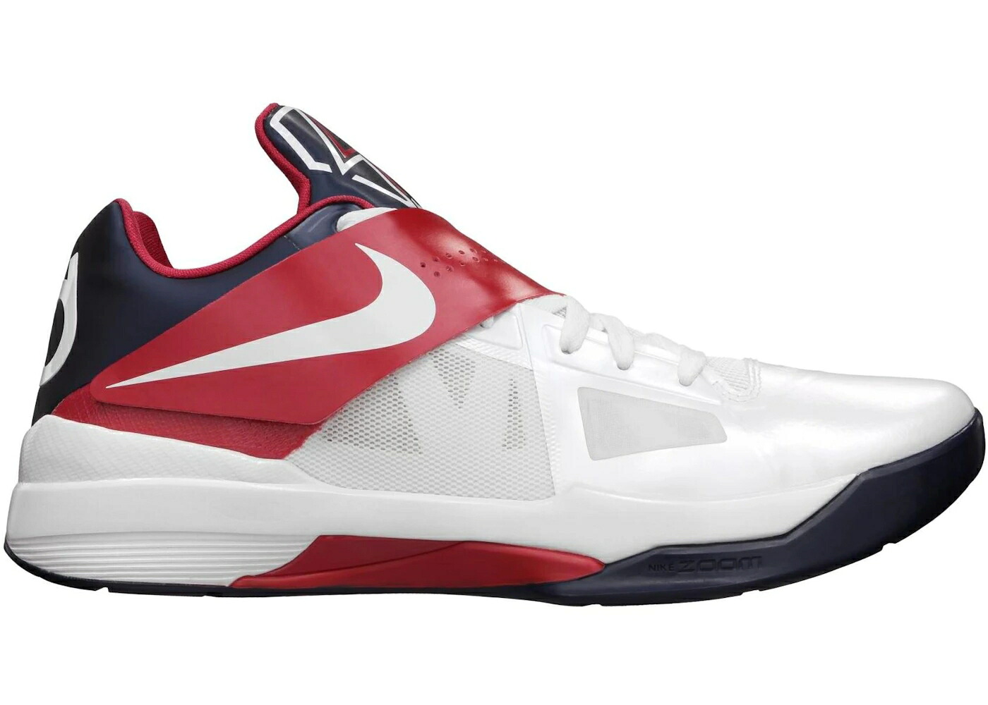 ナイキ 国際オリンピック競技大会 白いこと 白いこと スニーカー メンズ NIKE KD 4 USA OLYMPIC / WHITE WHITE OBSIDIAN UNIVERSITY